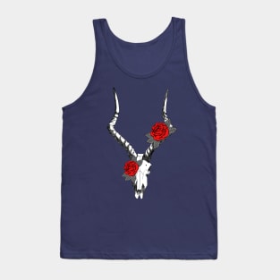 Impala skull with roses Tank Top